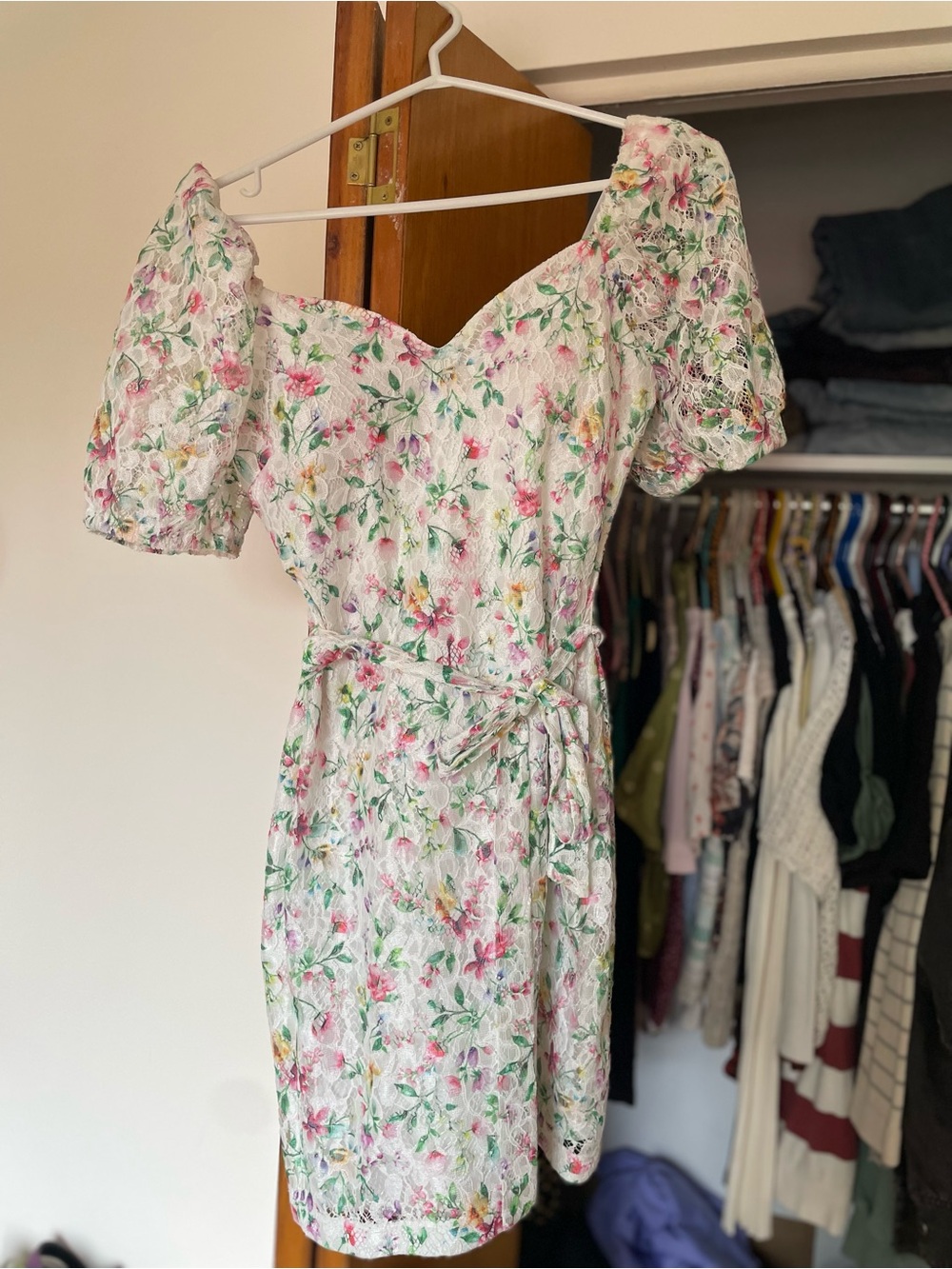 Floral Puff Sleeve Dress
